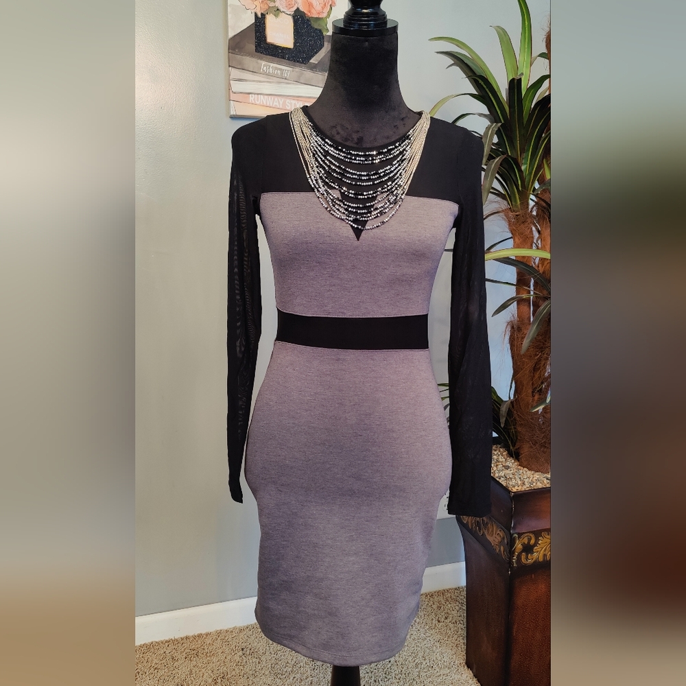 Divided by H&M Gray Fitted Dress Small NWOT